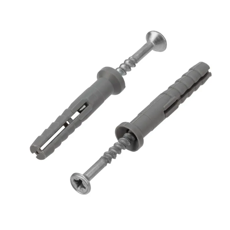 Дюбель-гвоздь потайной бортик, полипропилен 6х40 пакет   (100 шт/уп) KRANZ - Фото 3