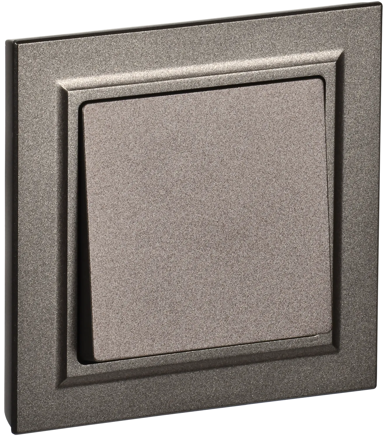 BRITE Выключатель 1-клавишный 10А в сборе ВСР10-1-0-БрТБ темная бронза IEK BR-V10-0-10-K45-F