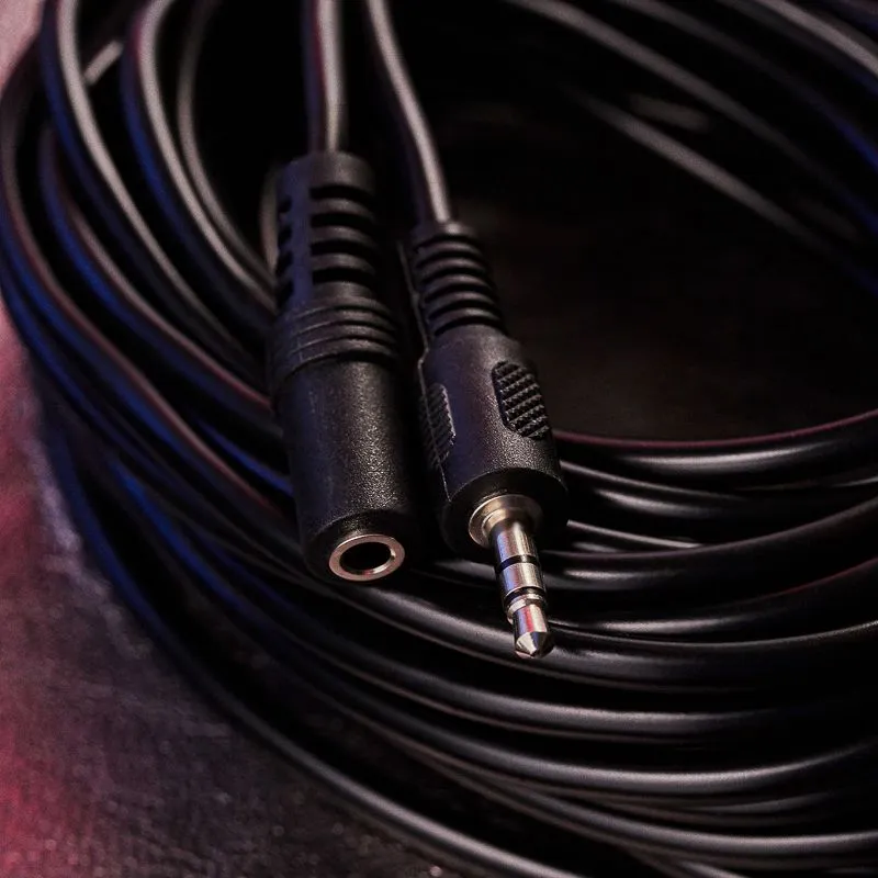 Шнур Стерео 3,5мм гнездо - Стерео 3,5мм штекер, 10м REXANT - Фото 5