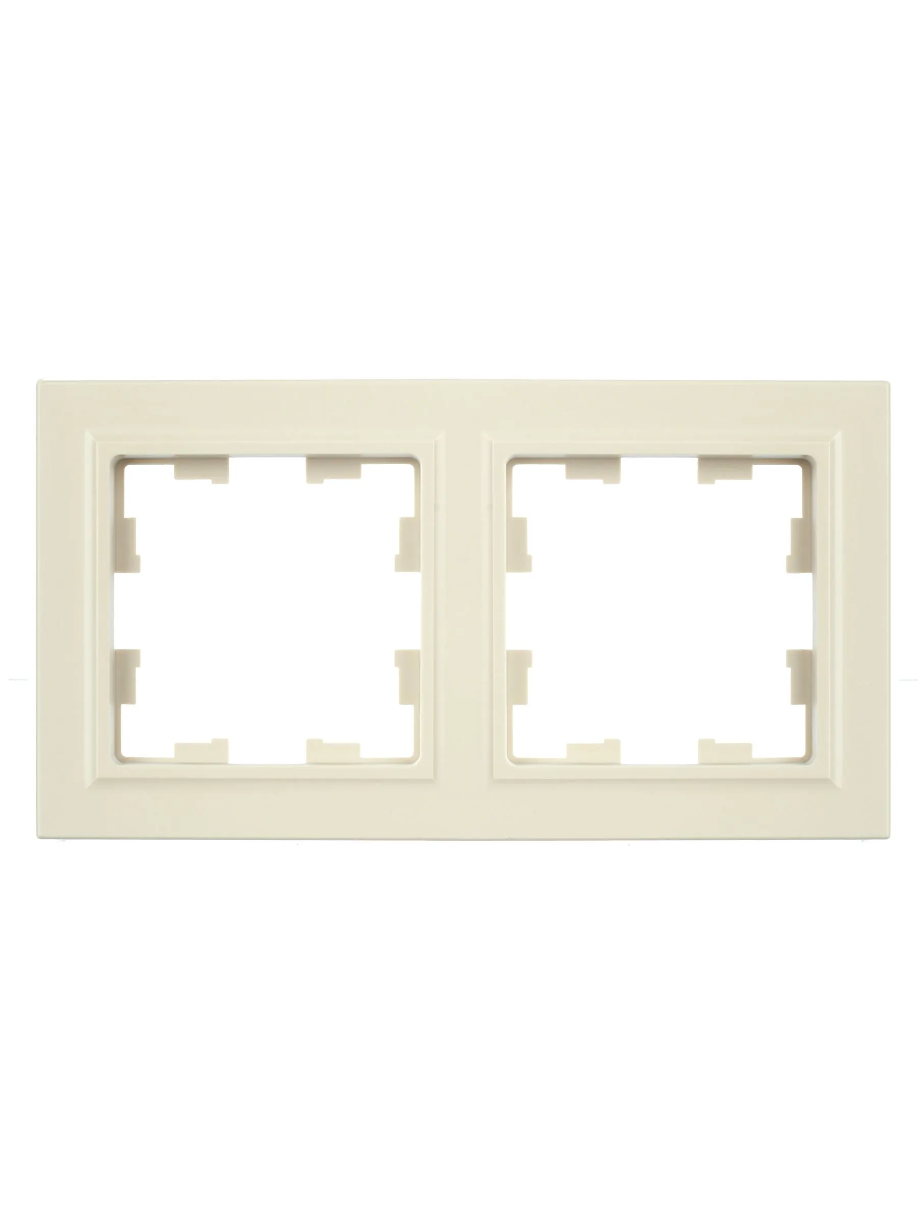 BRITE Рамка 2-местная РУ-2-БрКр бежевый IEK - Фото 4