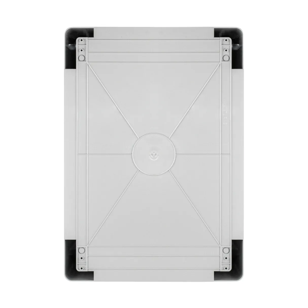 Корпус пластиковый КМПн-42 (3х14) 350х500х190 серая непрозрачная дверь IP65 DEKRON - Фото 6