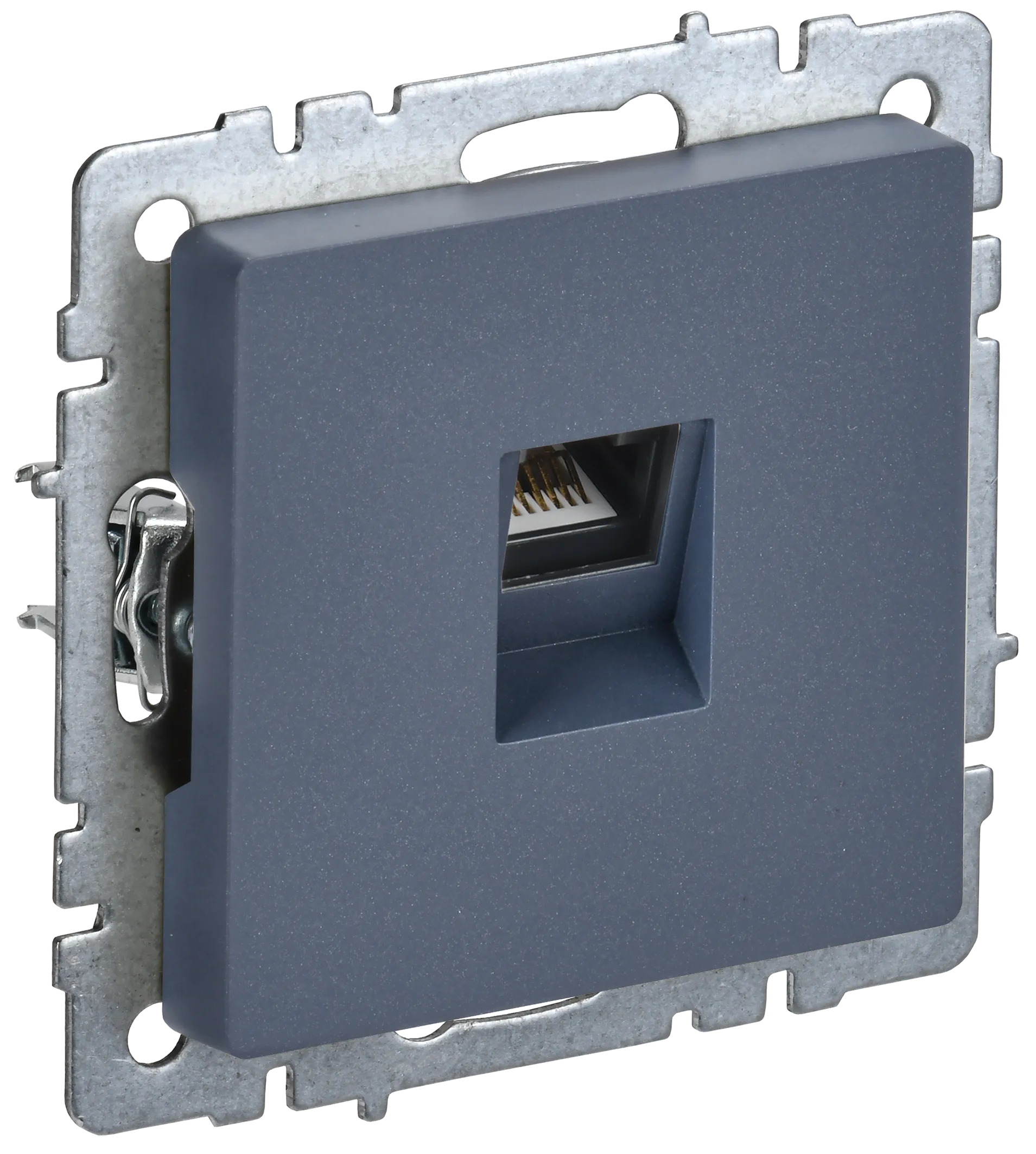 BRITE Розетка компьютерная RJ45 кат.6 РК11-БрМ маренго IEK