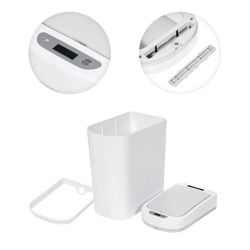 Мусорное ведро с датчиком движения, 7л HALSA - Фото 3