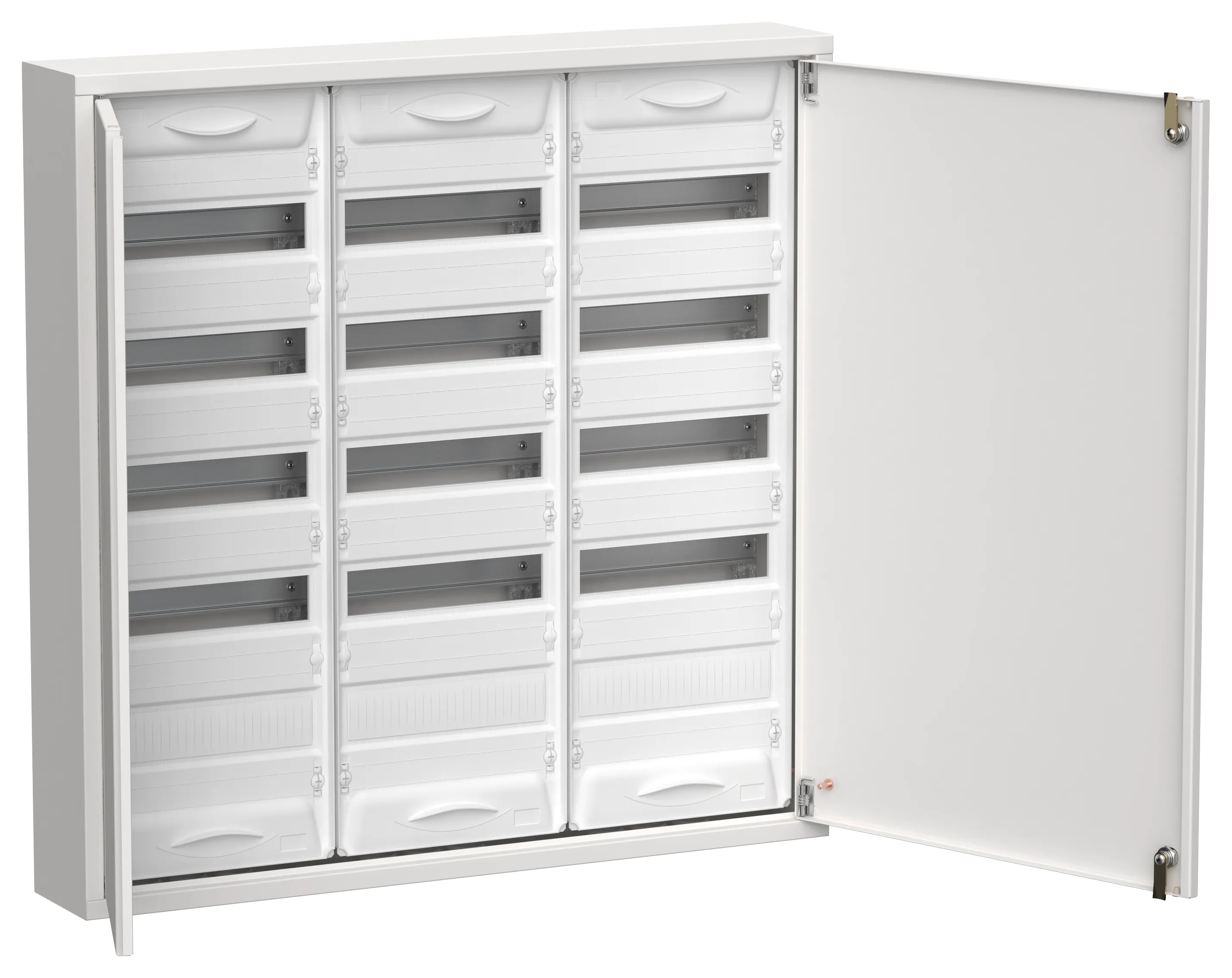 TITAN 5 Корпус металлический ЩРн-180 (3х60) 835х830х140мм IP31 белый (две двери) IEK TI5-50-N-3X060-31