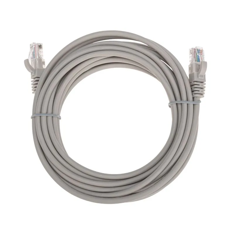 Патч-корд U/UTP, CAT 5e, RJ45-RJ45, 26AWG, LSZH, серый, 5м REXANT 02-0100-5