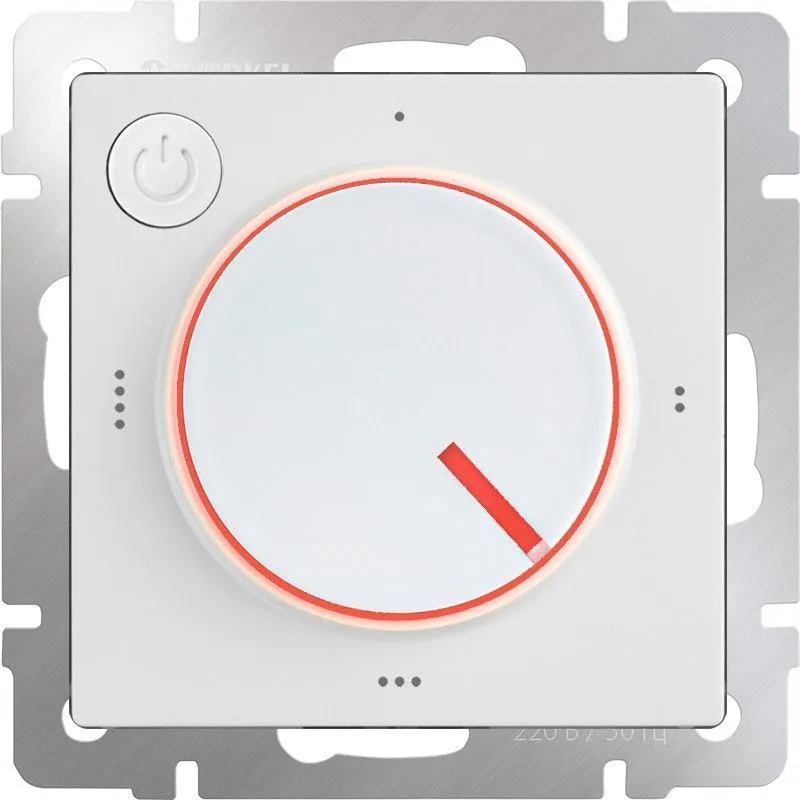 Терморегулятор электромеханический для теплого пола (белый) Werkel - Фото 5