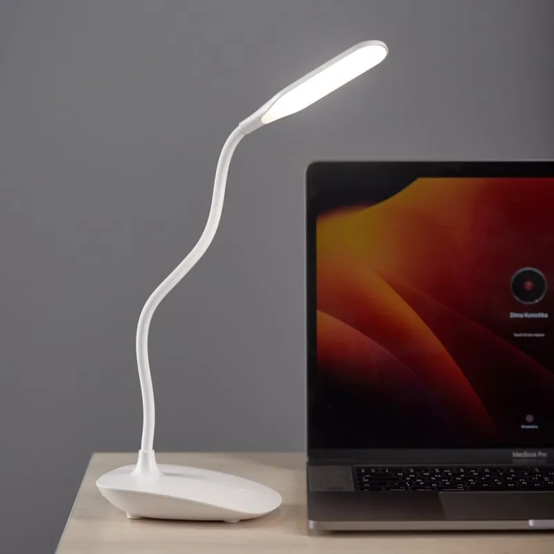 Светильник настольный Click 4Вт, LED, 4000К, диммируемый 3 ступени, заряжаемый, на основании, белый REXANT - Фото 4