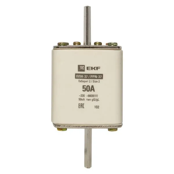 Плавкая вставка ППН-37 400/50А габарит 2 EKF - Фото 5