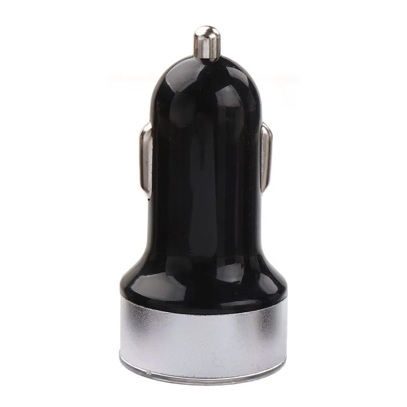 Автозарядка в прикуриватель 2хUSB с дисплеем (АЗУ) (1000+2100 mA) серебристая REXANT - Фото 3