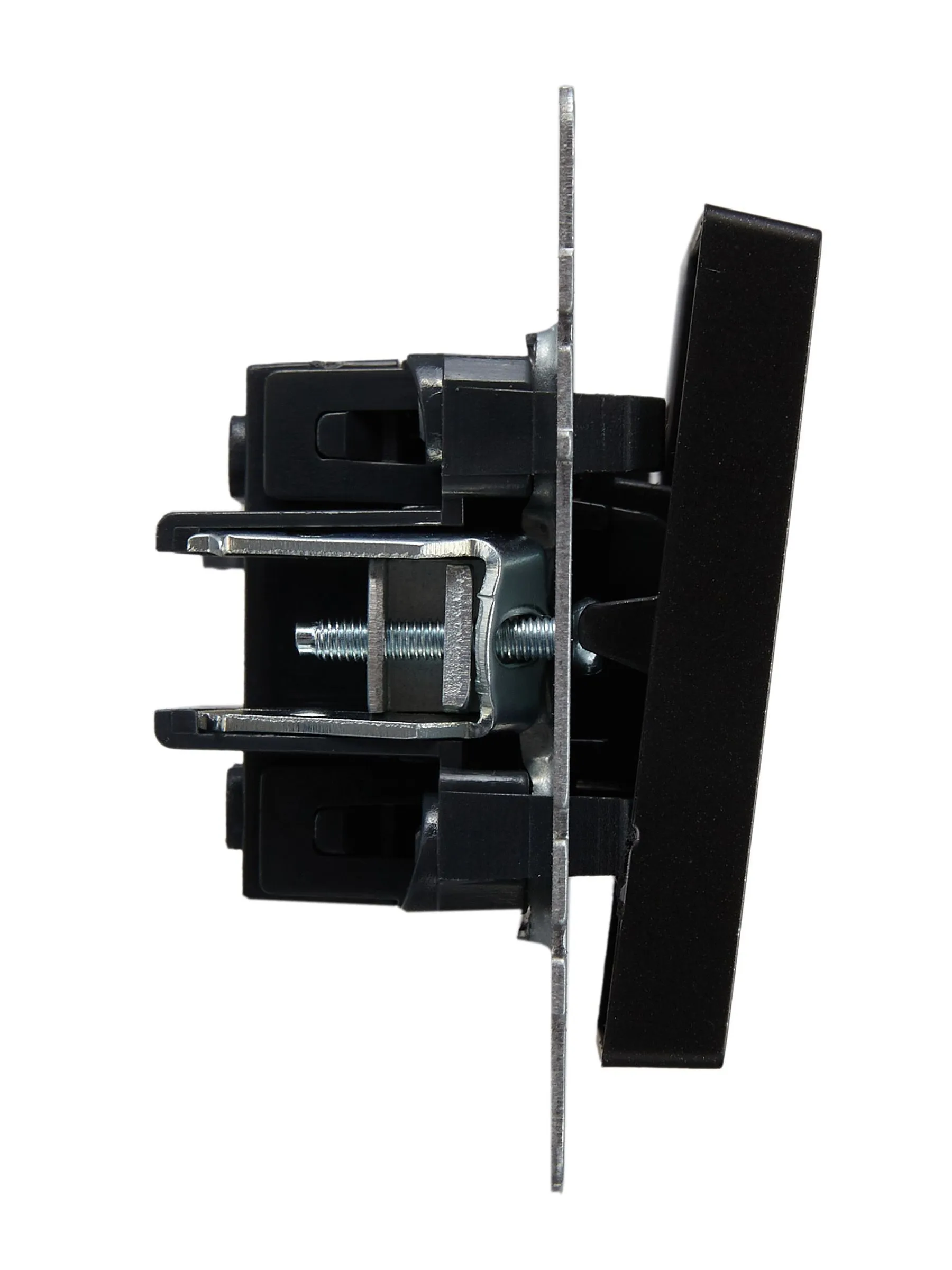 BRITE Выключатель жалюзи 10А ВС10-1-5-БрЧ черный IEK - Фото 3