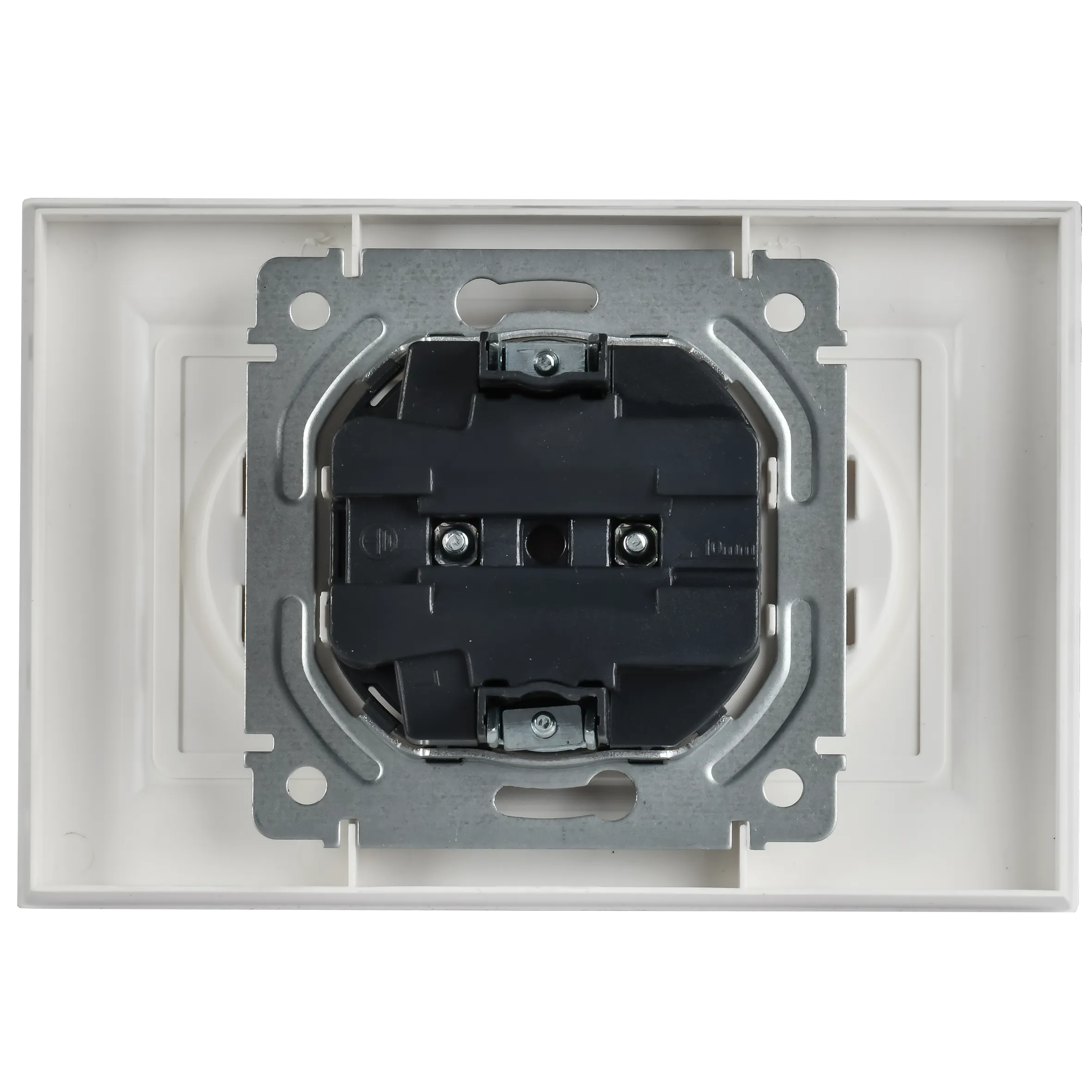 BRITE Розетка 2-местная без заземления без защитных шторок 10А в сборе РС12-2-БрАБ арктический белый IEK - Фото 5