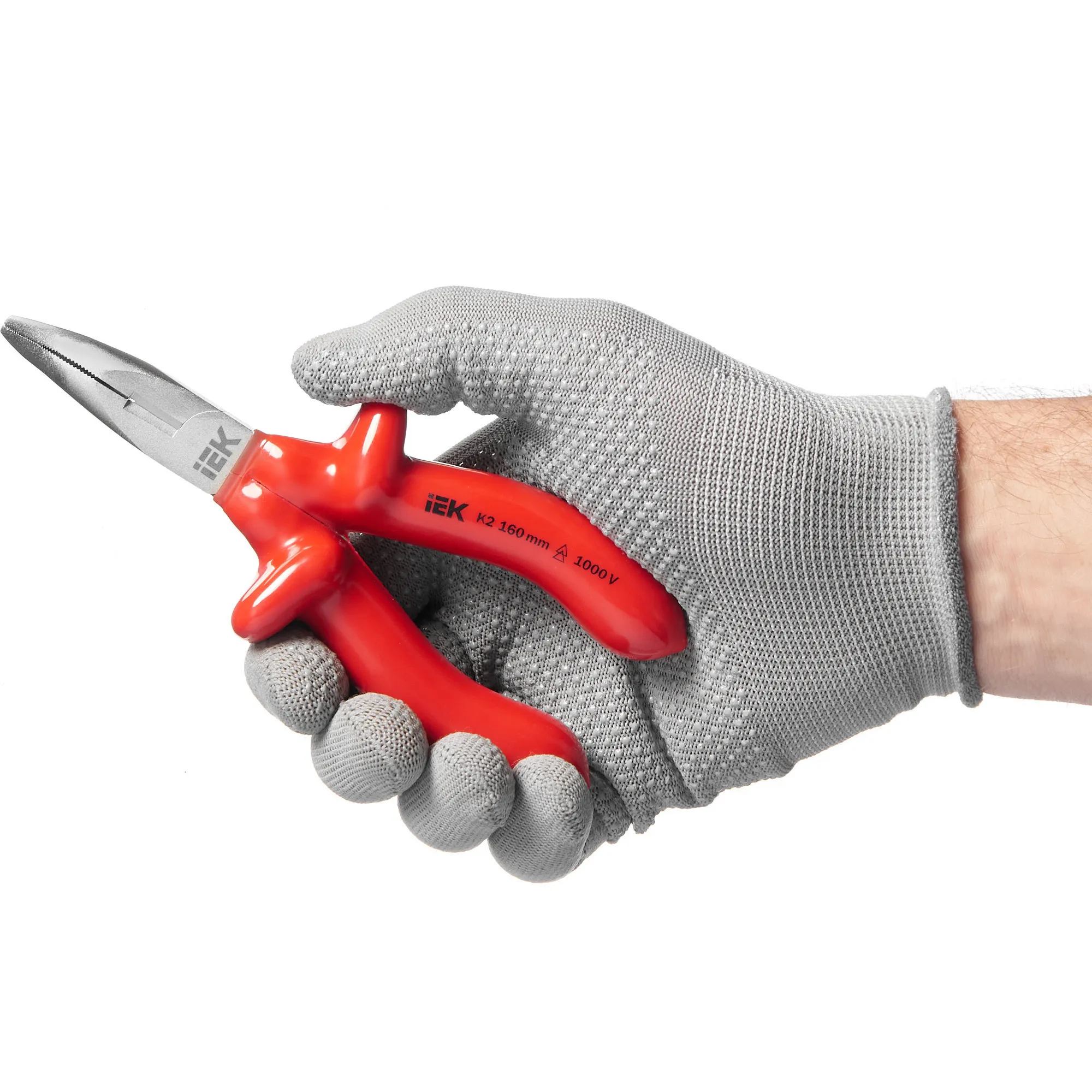 ARMA2L 3 Тонкогубцы изогнутые диэлектрические 160мм K2 IEK - Фото 3