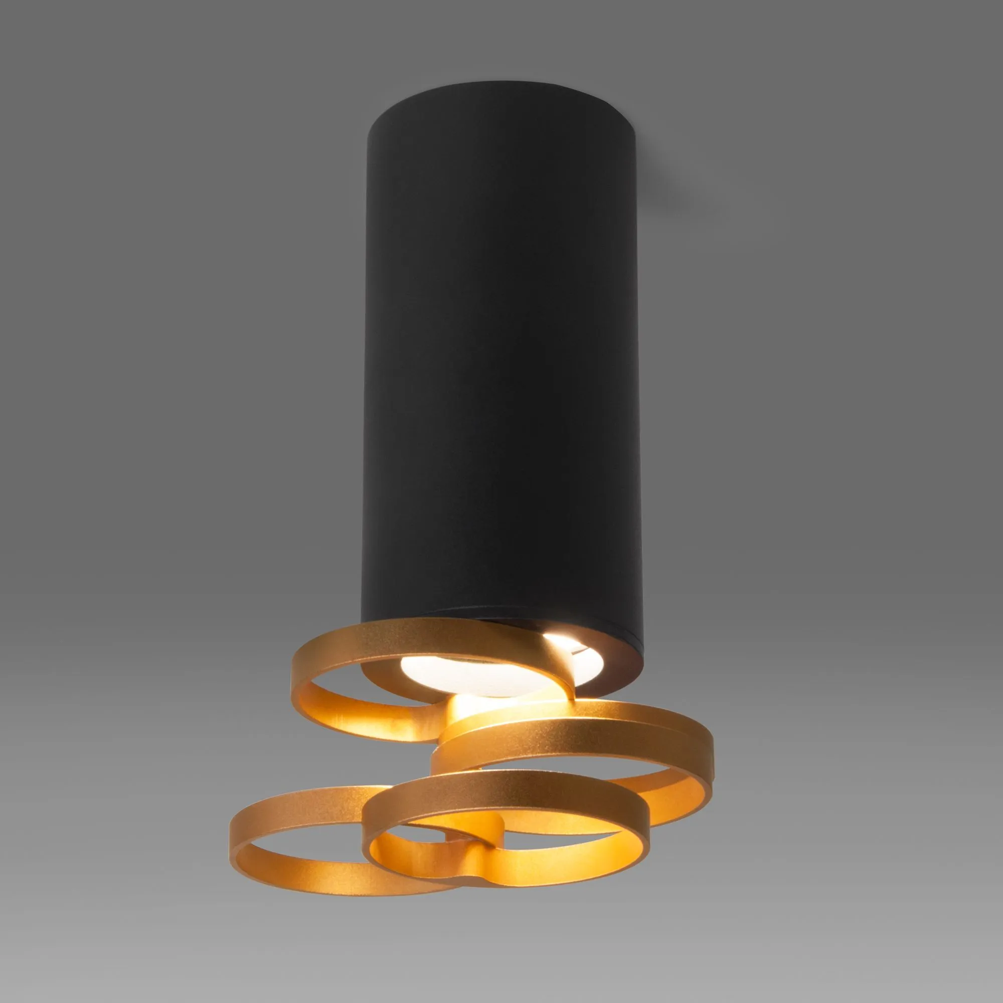 Светильник светодиодный акцентный DLN102 GU10 Elektrostandard Черный/Золото - Фото 4