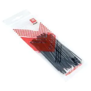 Хомут P6.6 стандартный (ч), 2.5x100 (50шт) FlexLock plc-fl-ctsb-2.5x100-r