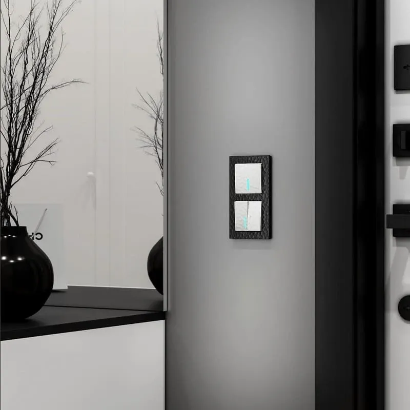 Рамка на 2 поста Hammer (черный) Werkel - Фото 8