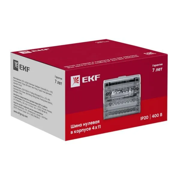 Шина нулевая в корпусе (4х11) EKF - Фото 4