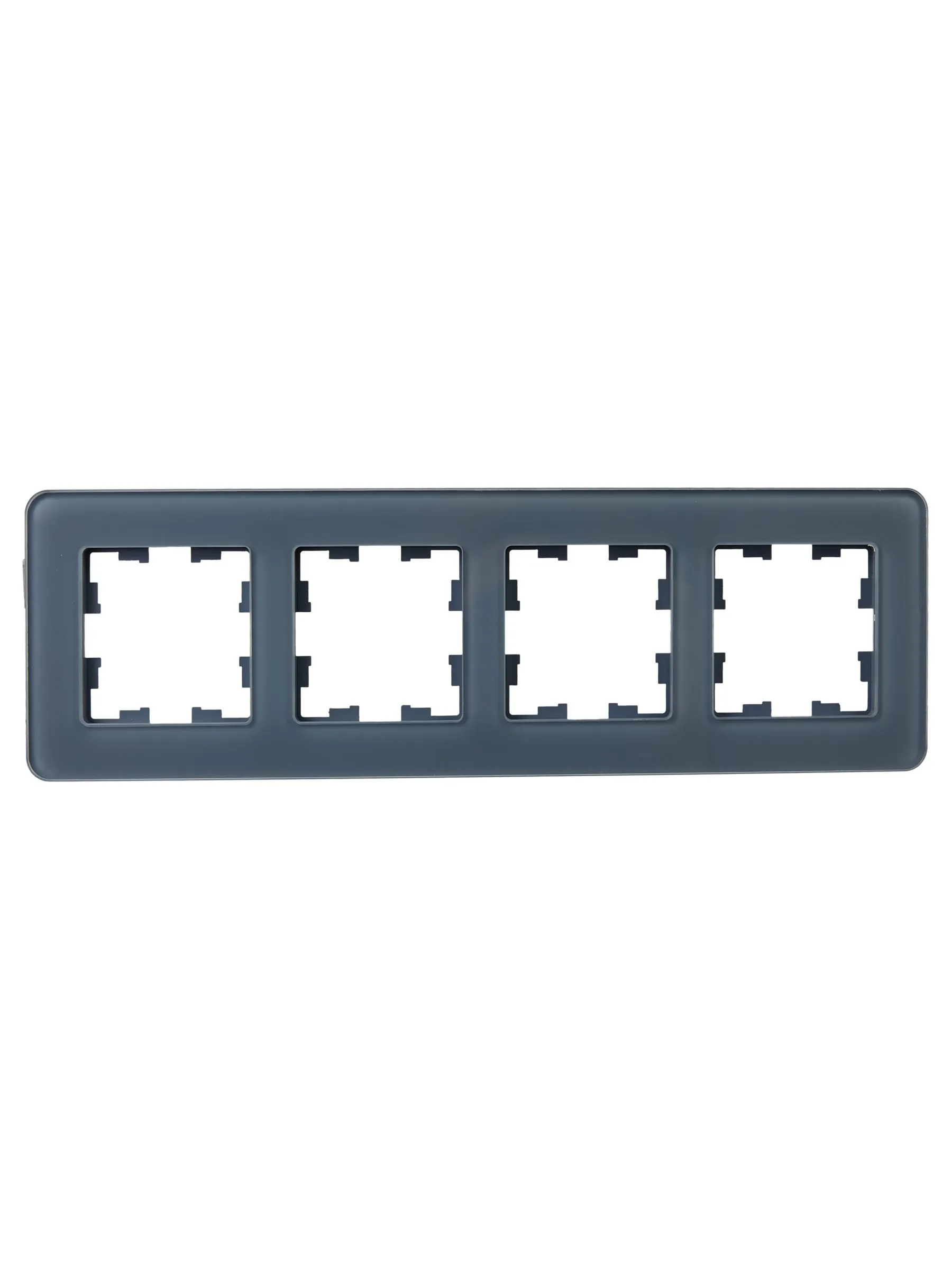 BRITE Рамка 4-местная РУ-4-2-Бр стекло графит RE IEK - Фото 7