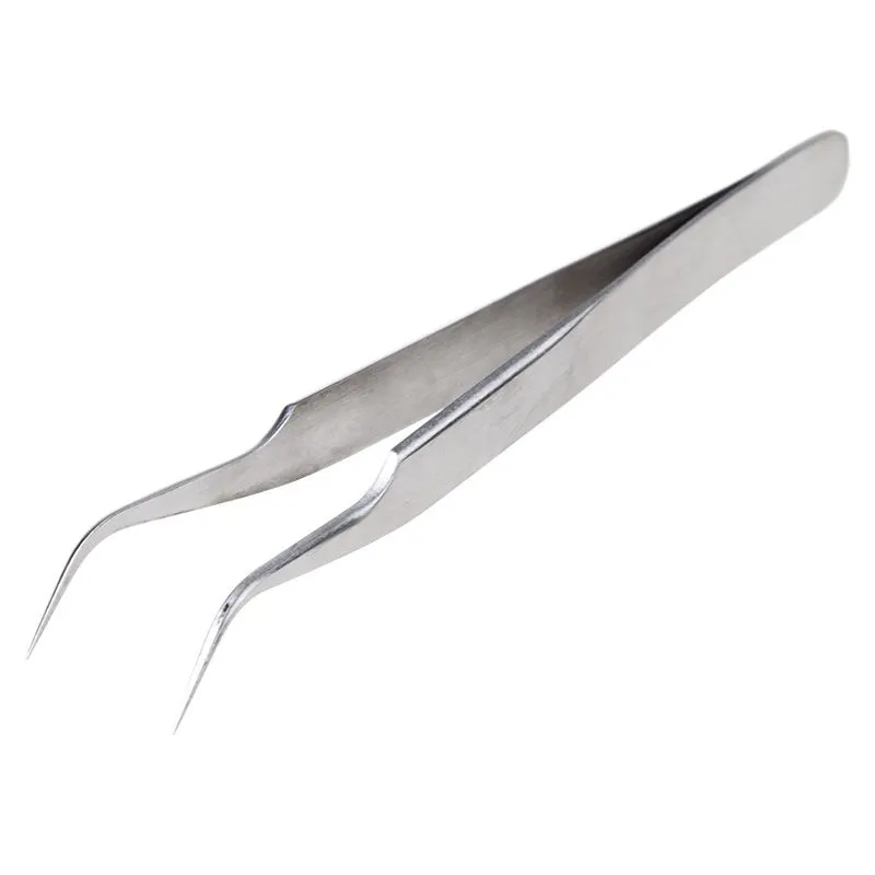 Пинцет изогнутый, узкий 125мм (блистер) REXANT 12-0378