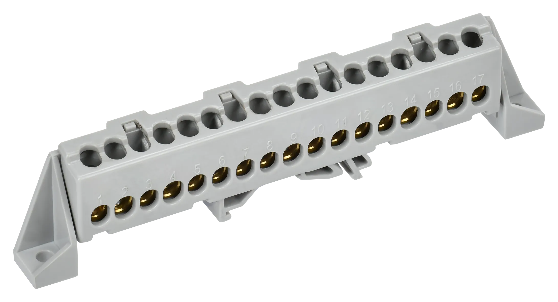 TEKFOR Шина L "фаза" в комбинированном DIN-изоляторе "Стойка" 6х9-15-Ср IEK TF-NN10-15-DP-K03