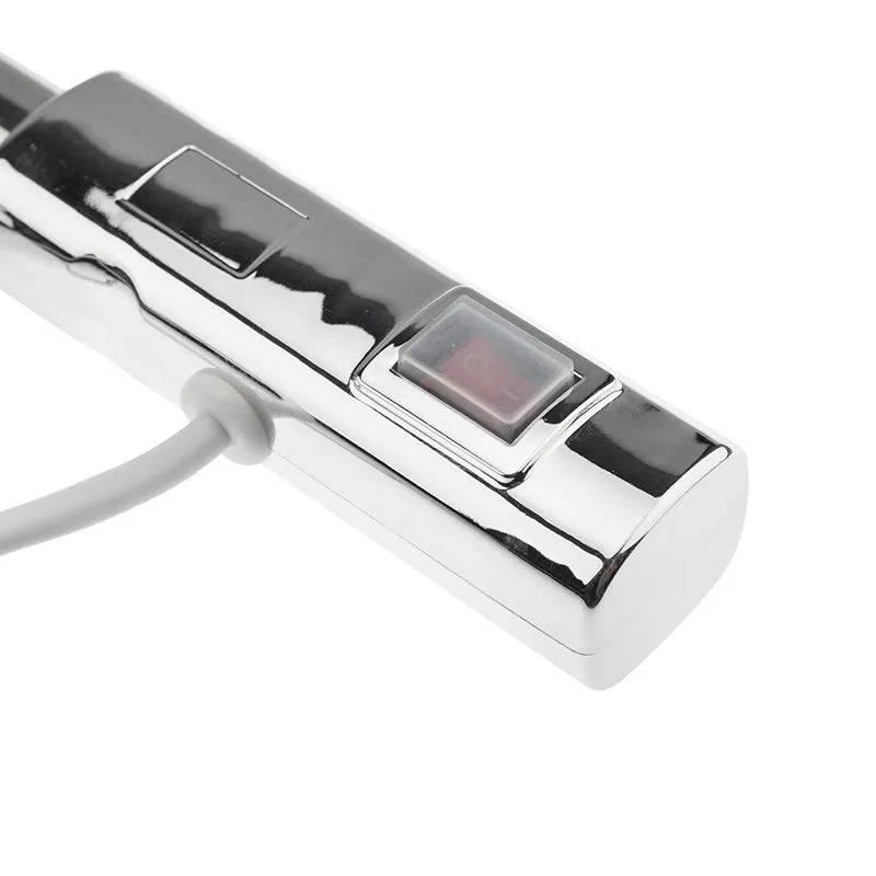 Электрический полотенцесушитель 60 Вт/220 V (705 M-образный с боковым креплением, поворотный) хром R - Фото 3