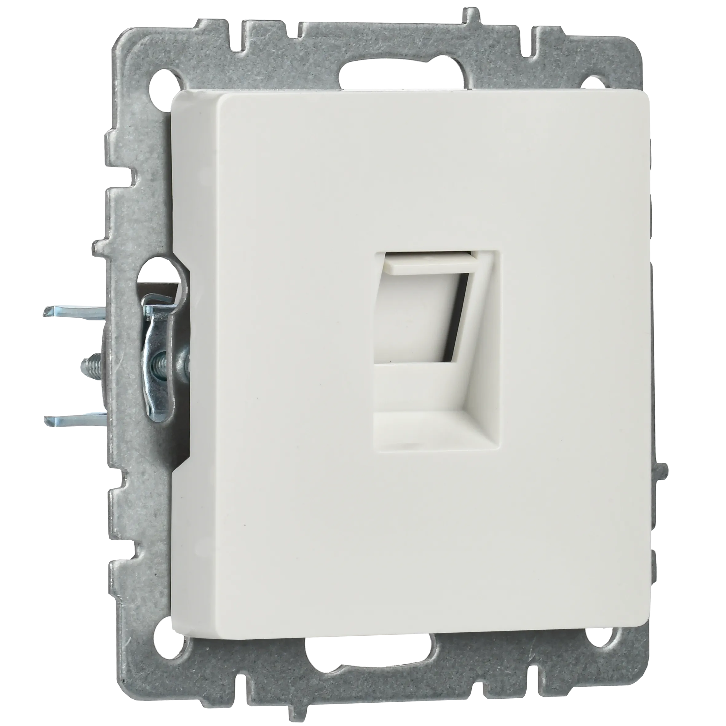 BRITE Розетка компьютерная RJ45 кат.5E РК10-БрБ белый IEK - Фото 6