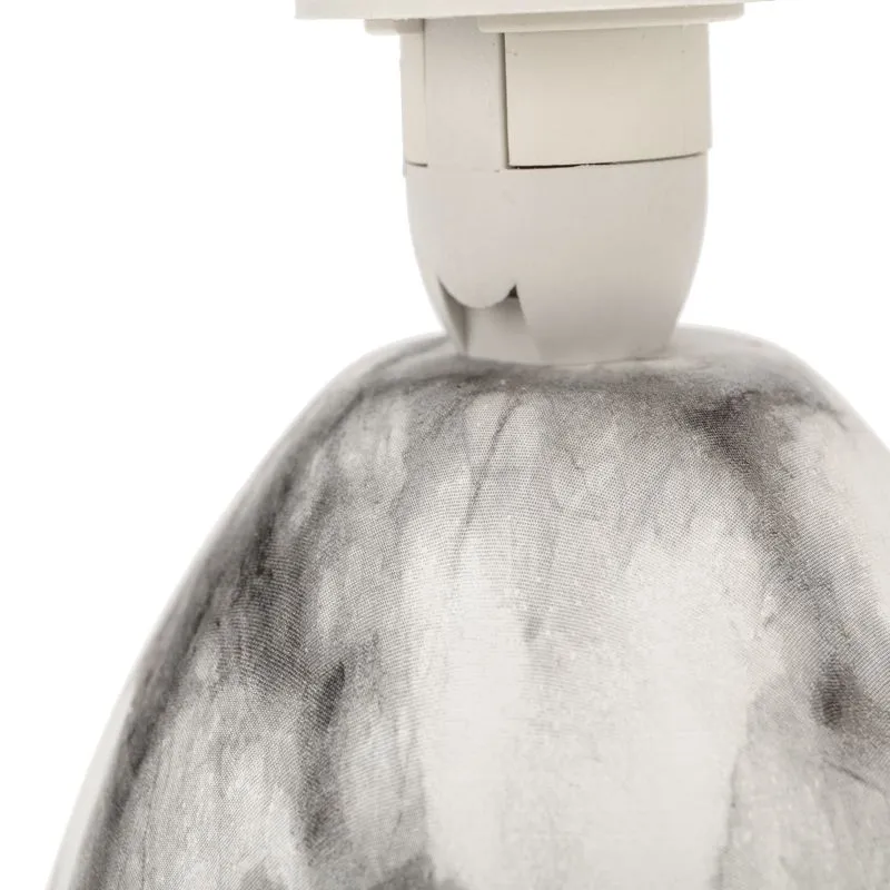 Светильник декоративный настольный Форте с основанием цвета мрамор с белым абажуром, с цоколем Е14, 40 Вт, REXANT - Фото 3