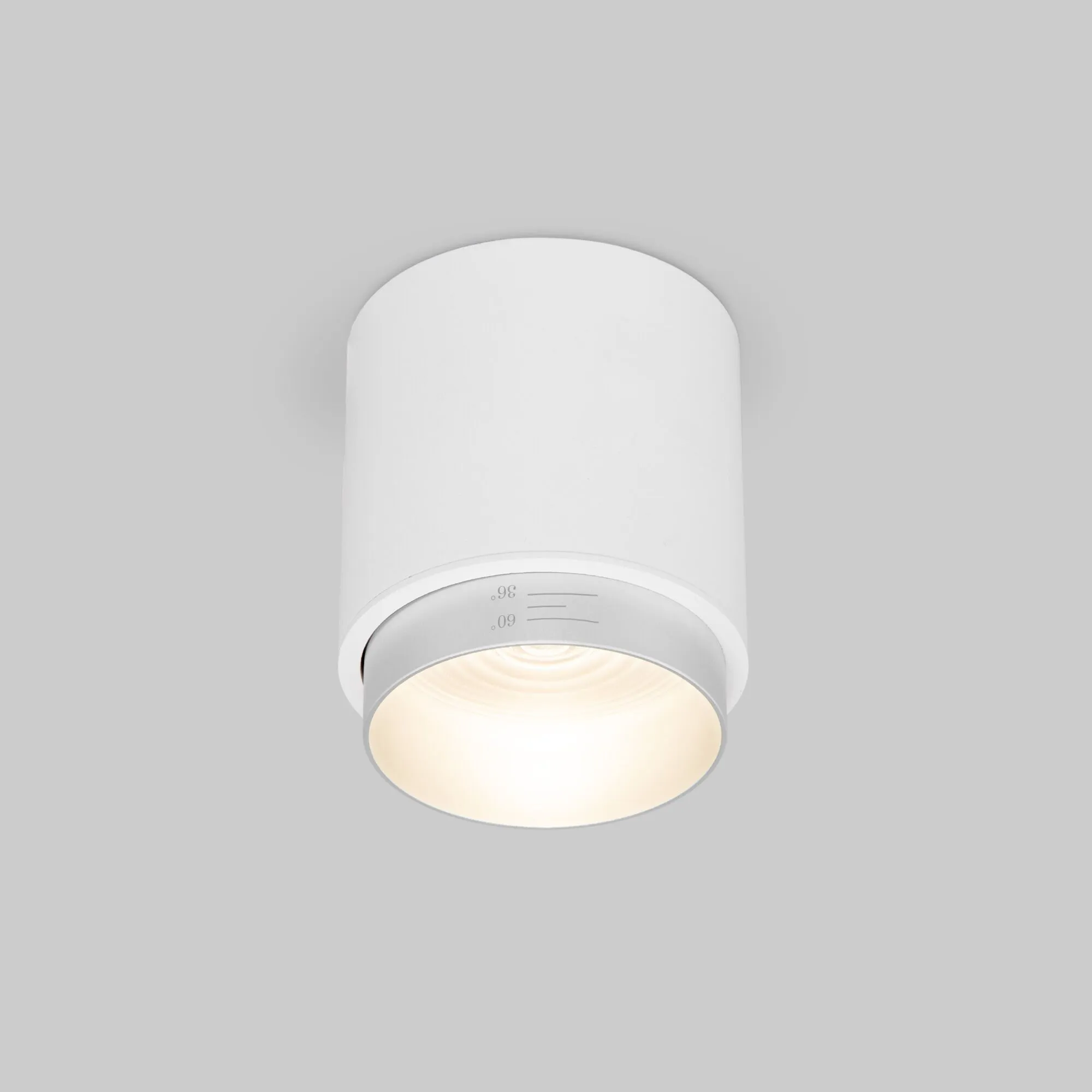 Накладной светодиодный светильник Cors 25032/LED 10W 4200K белый/серебро Elektrostandard (УЦЕНКА) для освещения и подсветки