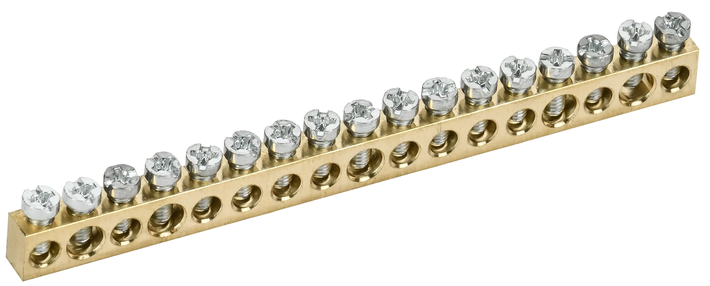 TEKFOR Шина нулевая сечение 6х9 17 отверстий IEK