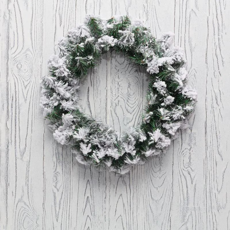 Заснеженный еловый венок NEON-NIGHT Ø 45 см, ПВХ 307-147