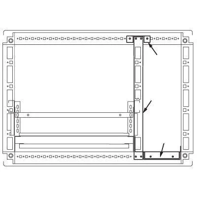 Комплект для созд. кабельного отсека для шкафов CQE 2000х500 DKC R5PFI2050 R5PFI2050