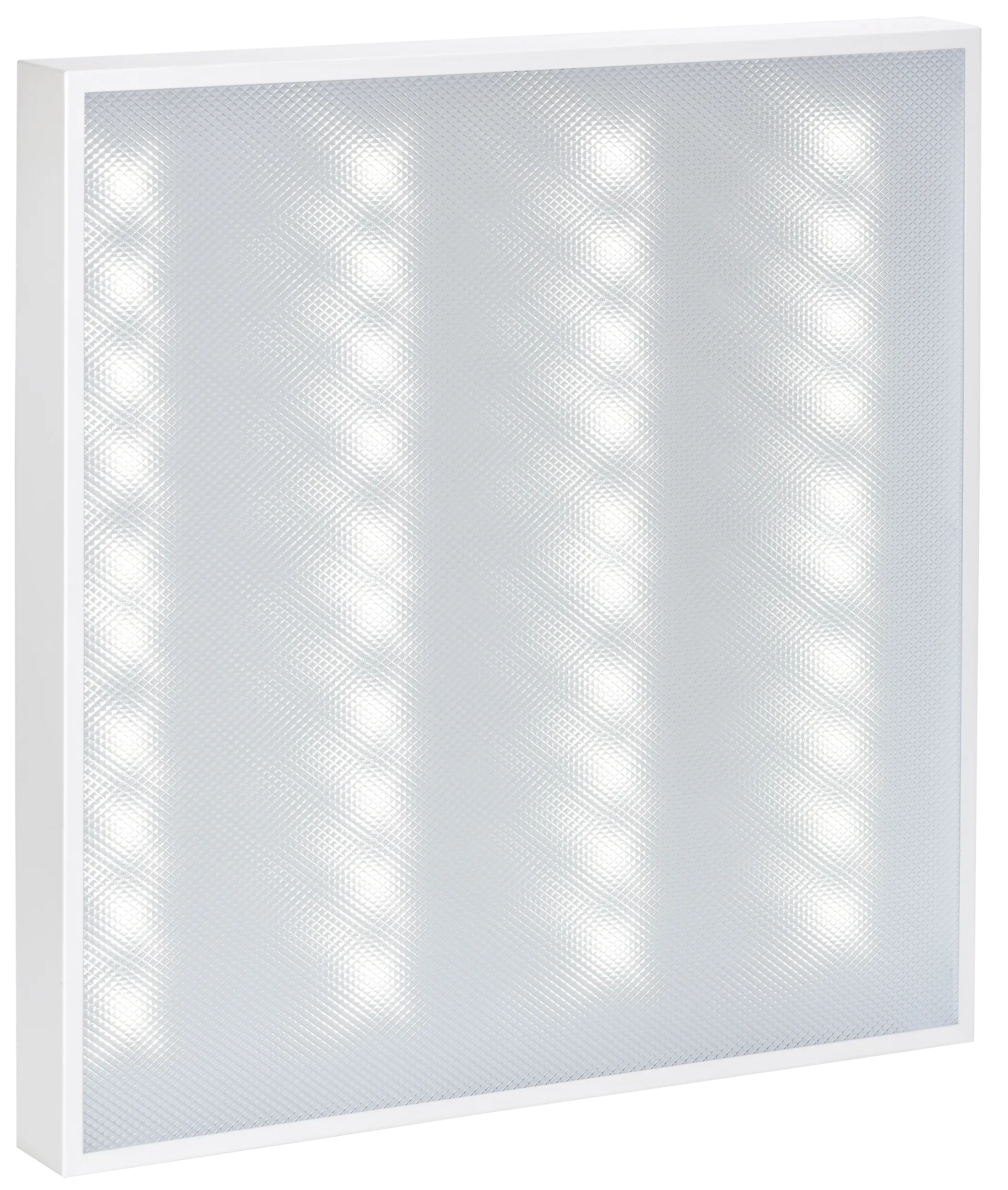 LIGHTING PRO Светильник светодиодный ДВО 1001 40Вт 5000К IP40 595х595мм призма IEK - Фото 2