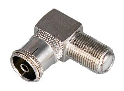 Переходник угловой гнездо F – гнездо TV REXANT 05-4312