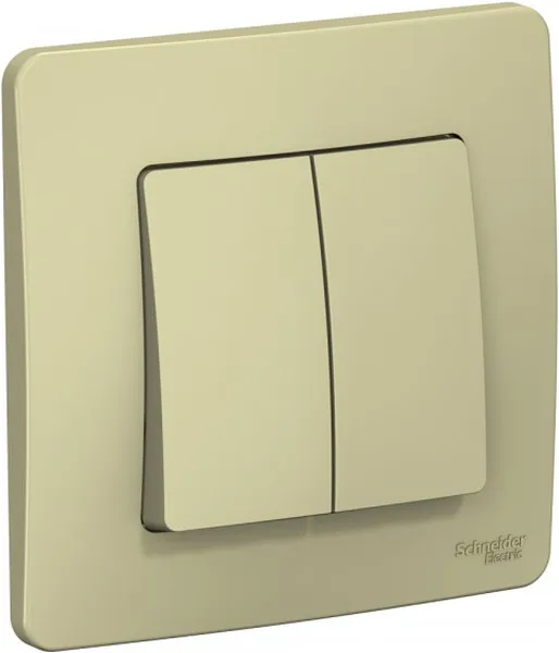 Выключатель 2-кл. СП Blanca 10А IP20 (сх. 5) 250В беж. SE BLNVS010507 - Фото 3