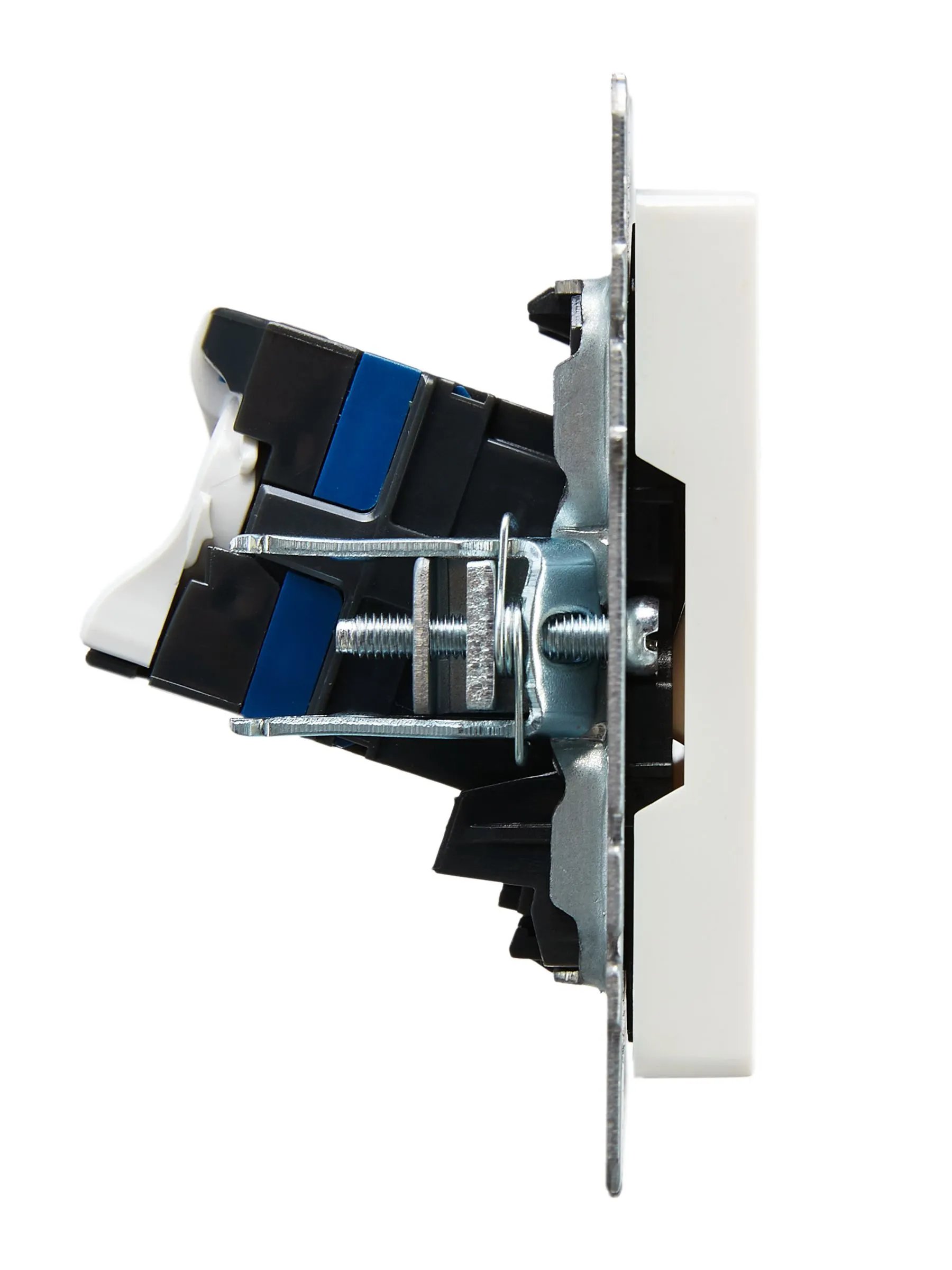 BRITE Розетка компьютерная двойная RJ45 кат.6 РК11-2-БрБ белый IEK - Фото 7