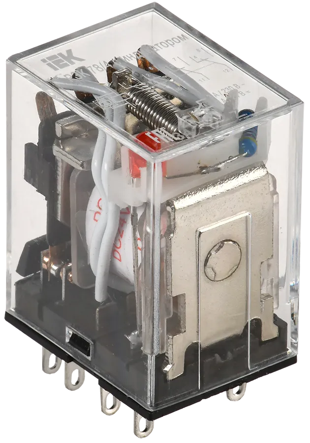 Реле РЭК78/4(MY4) с индикацией 3А 24В DC IEK