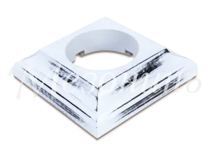 Рамка одноместная "Престиж" белый прованс, для наружного и внутреннего монтажа, ТМ "МезонинЪ" GE7070 GE70706-37