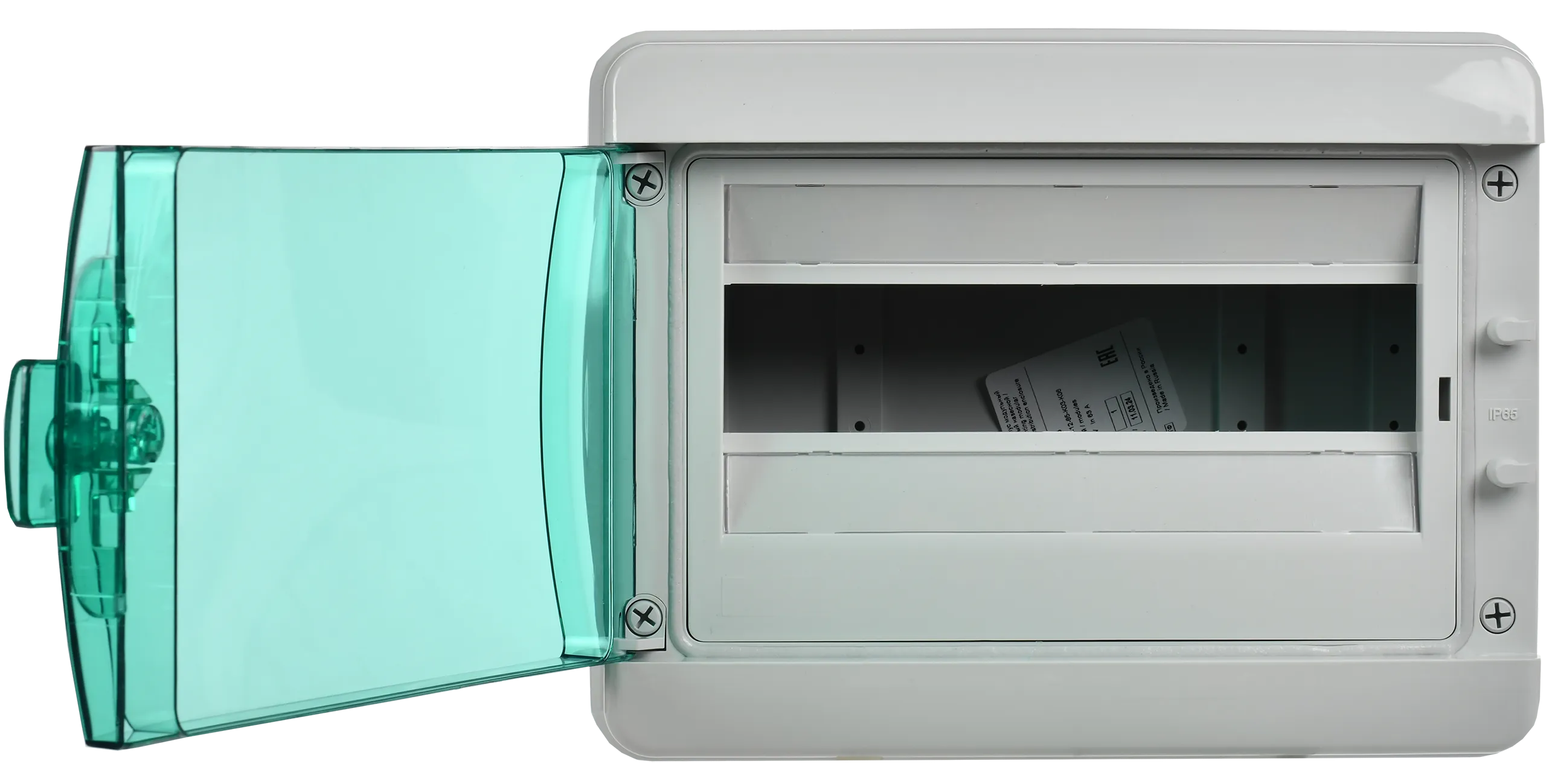 TEKFOR Корпус пластиковый КМПн-12 IP65 зеленая прозрачная дверь IEK - Фото 6