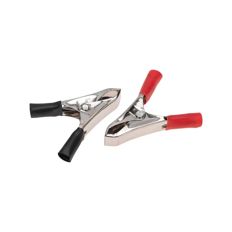 Зажим крокодил, длина 50мм, ток 10A, 2 шт., пакет БОПП REXANT 16-0012-9