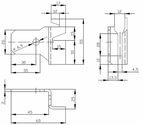 Держатель шины заземл. К-188 У2 (упак.50/200шт) - Фото 2
