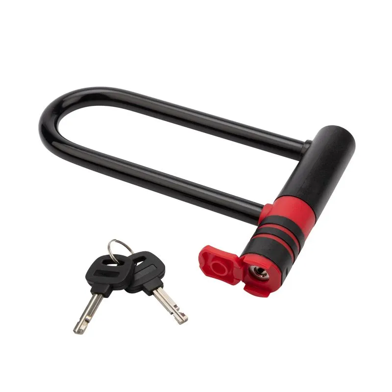 Замок-скоба U-образазный 15х21 см черный - Фото 2