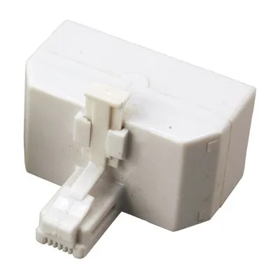 Тройник телефонный RJ-14 (6P4C) (штекер - 3 гнезда) REXANT - Фото 2