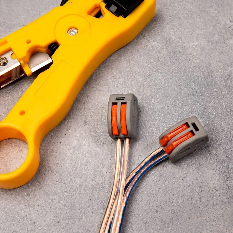 Универсальная клемма СМК 222-412, 2-проводная серая 0,08-2,5/4 мм² (20 шт./уп.) REXANT - Фото 3