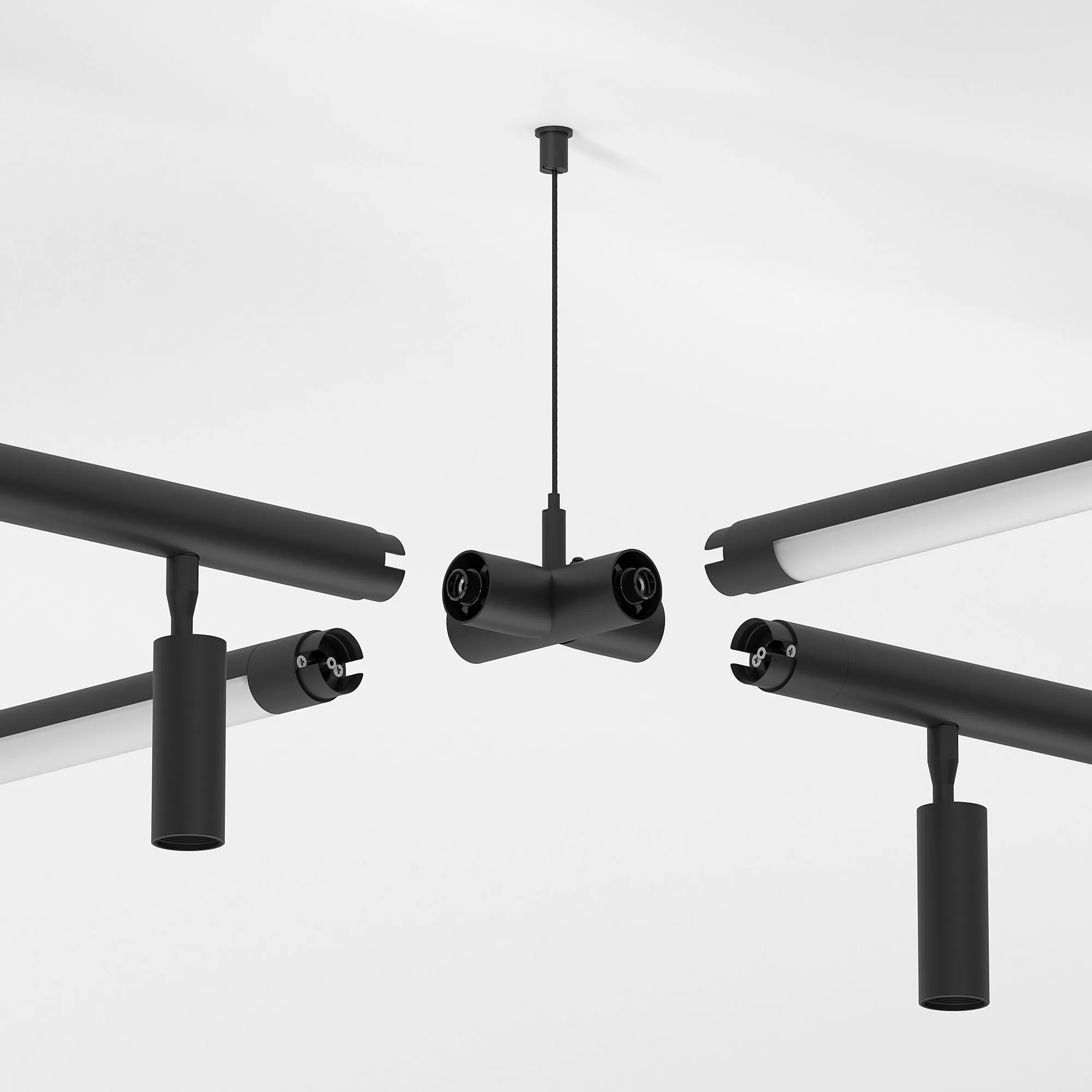 Module System Набор подвеса Х-образный с питанием (черный) - Фото 8