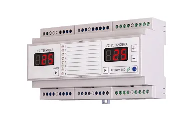 Терморегулятор 8-зонный TermoStat Infinity 16А (на DIN-рейку) REXANT