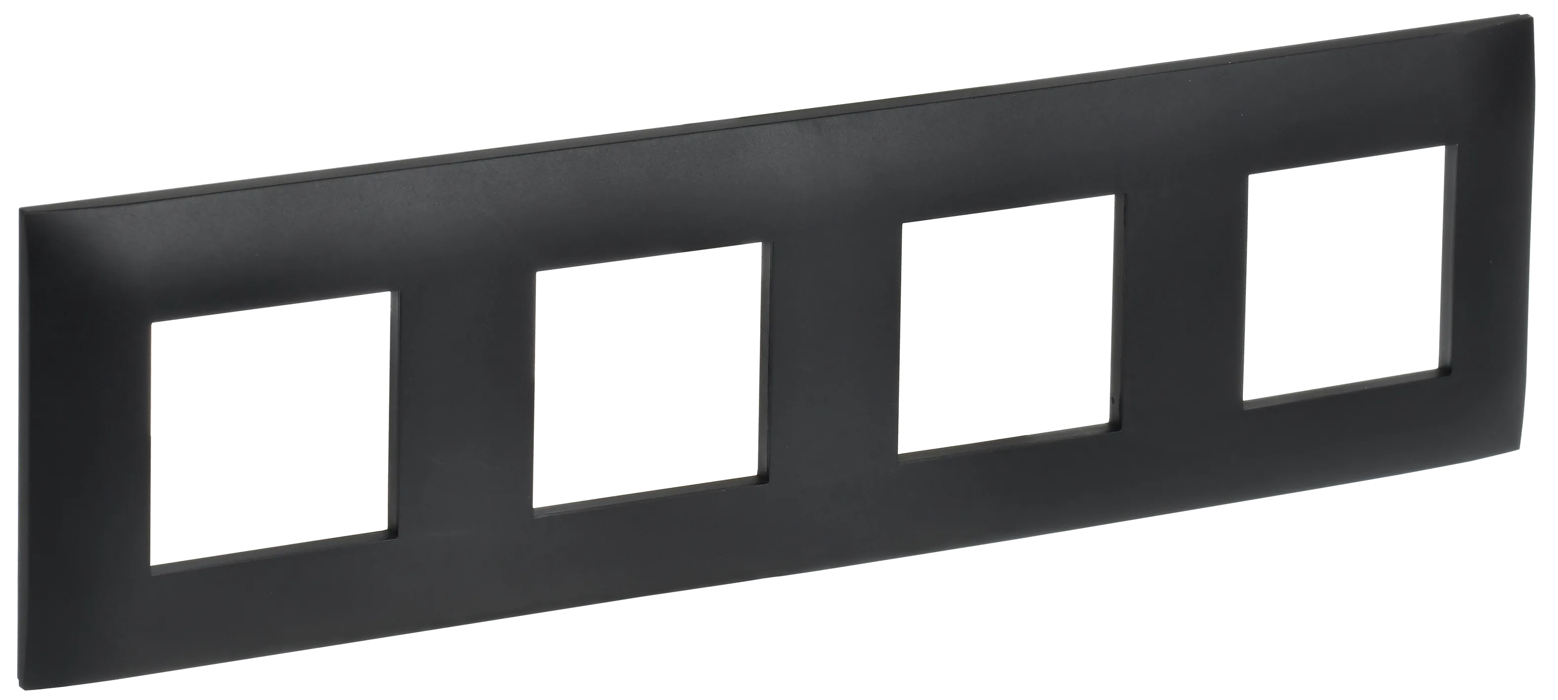 SKANDY Рамка 4-местная SK-F04Bl черный IEK SK-M42-K02