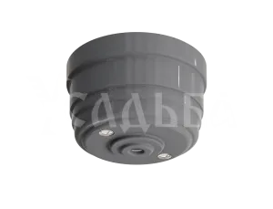 Корпус розетки потолочной пластиковый, D70x40, цвет - серый, серия УСАДЬБА, ТМ МЕЗОНИНЪ GE30811-07