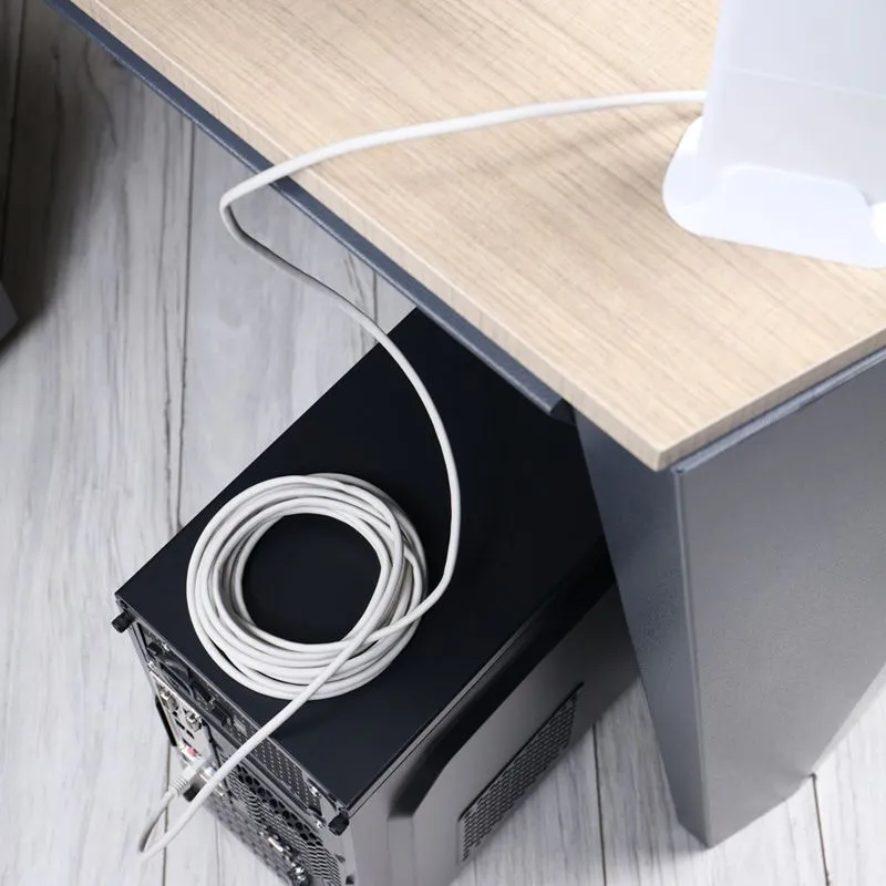 Шнур коммутационный, патч-корд U/UTP RJ45-RJ45, CAT 5e, LSZH серый, 5м REXANT - Фото 3