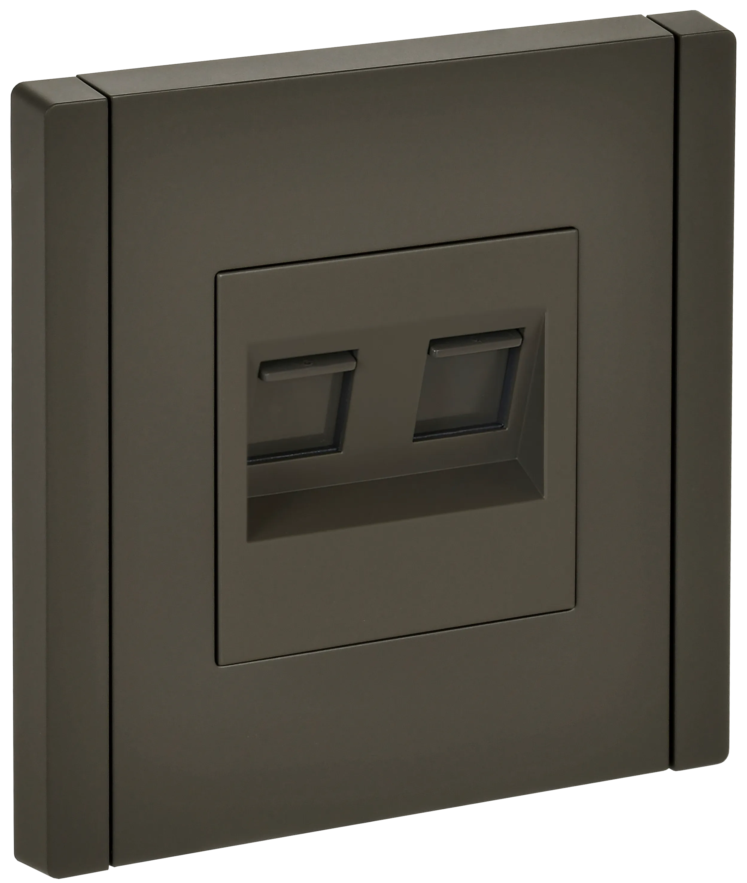 FORTE&PIANO Розетка двойная RJ11+RJ45 кат.5E FP335 серый IEK