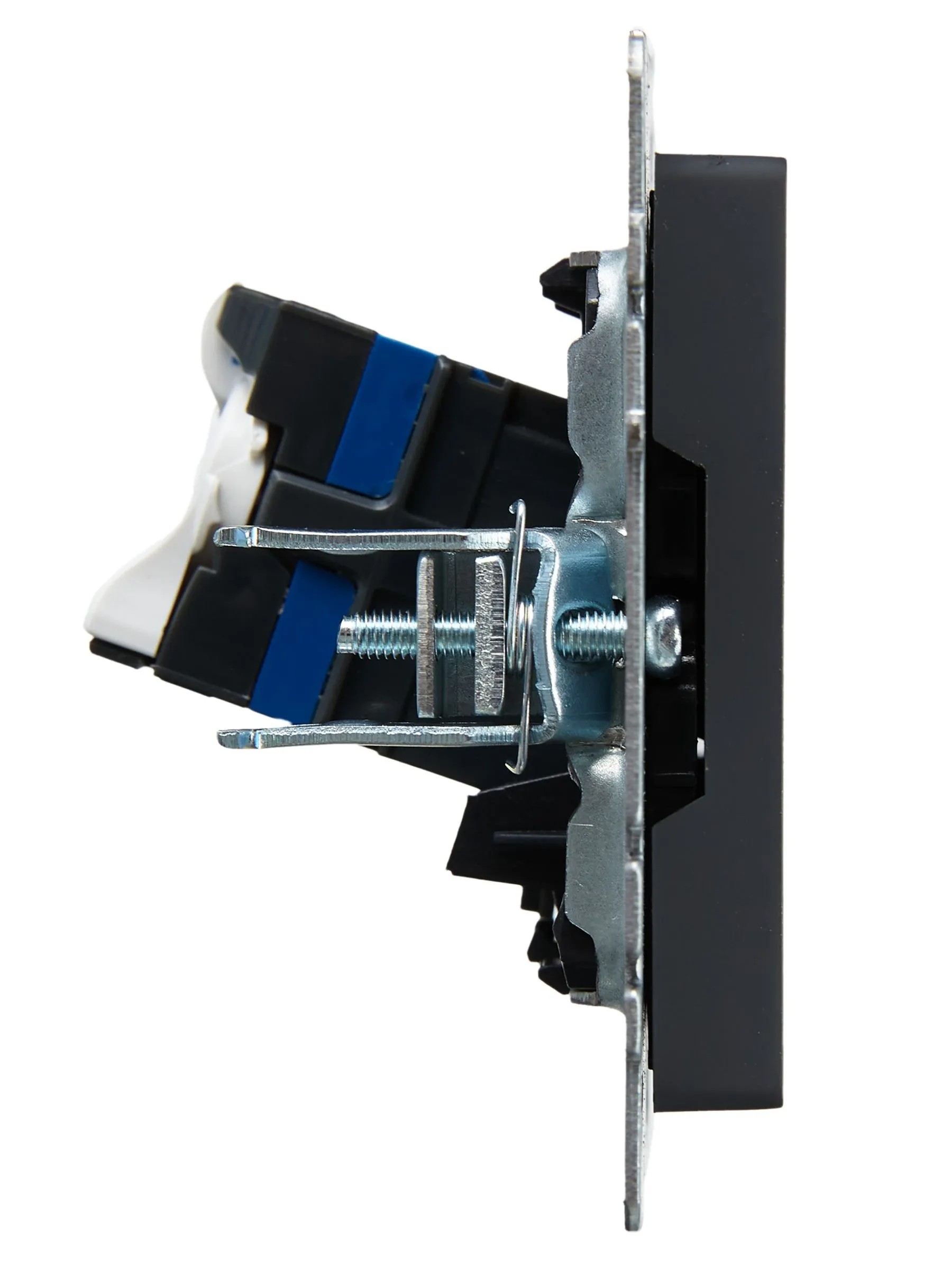 BRITE Розетка компьютерная RJ45 кат.6 РК11-БрГ графит IEK - Фото 2