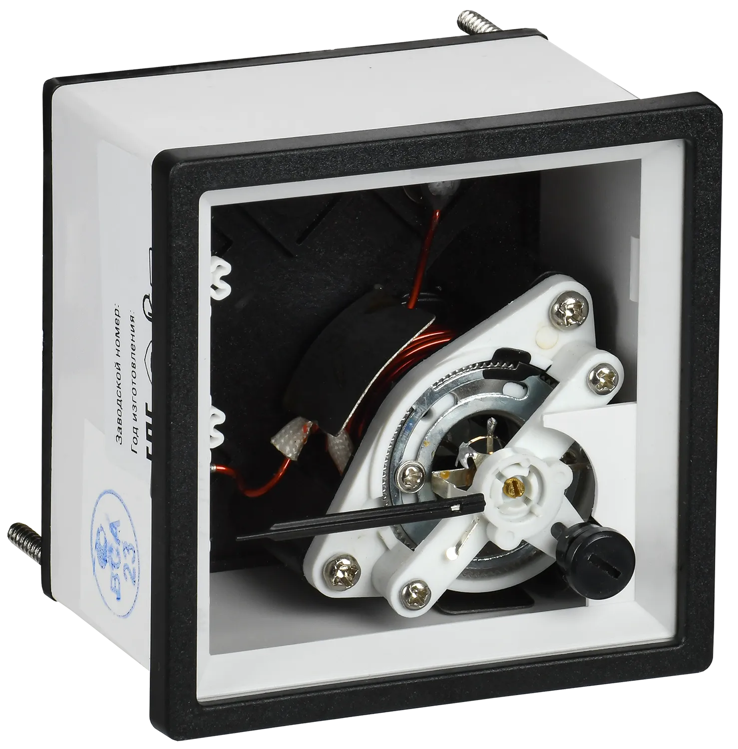 Амперметр Э47 (без шкалы) класс точности 1,5 72х72мм IEK IPA10-5-0000-A